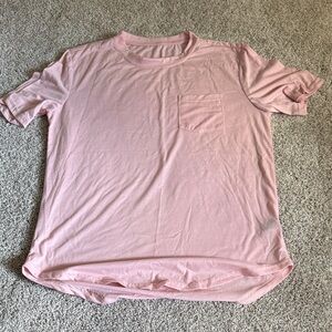 SHEIN Light Pink Short Sleeve Tee